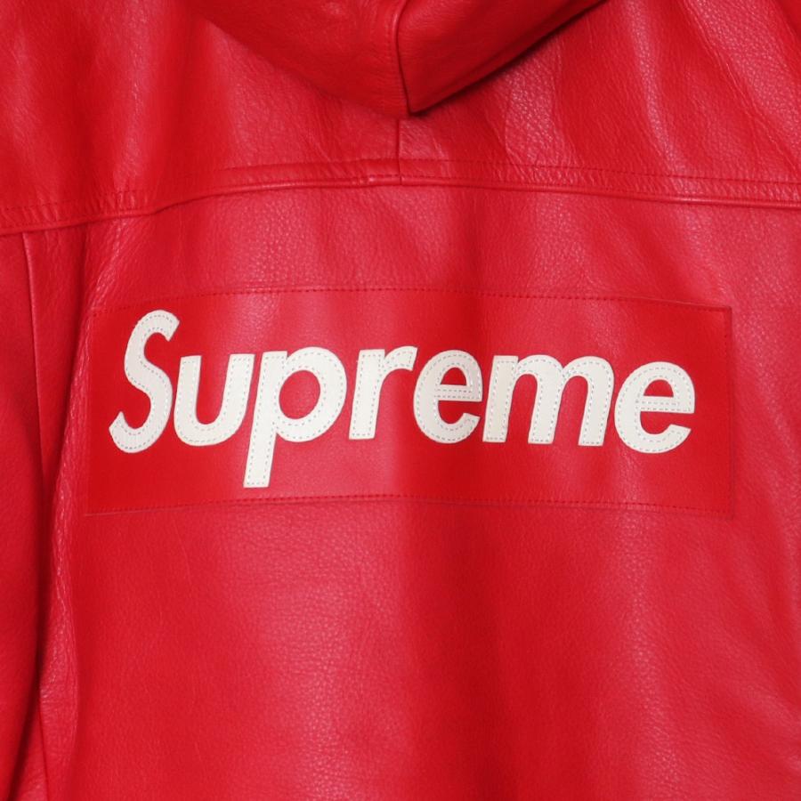 超希少 NIKE supreme レザー アノラック レザーパーカー ブルゾン 中古・古着通販】NIKE (ナイキ) SUPREME (シュプリーム) レザー