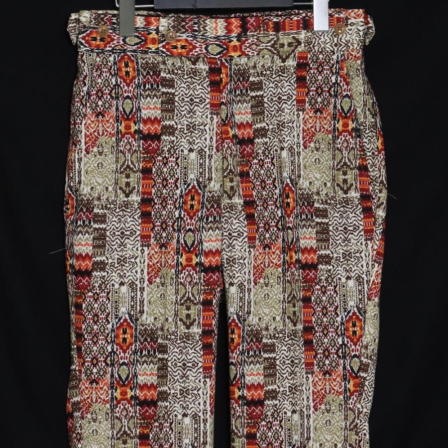 NEEDLES Side Tab Trouser - Poly Hopsack / Batik Pt. XSサイズ マルチカラー KP078 ニードルズ 総柄 スラックス パンツ｜graiz｜03