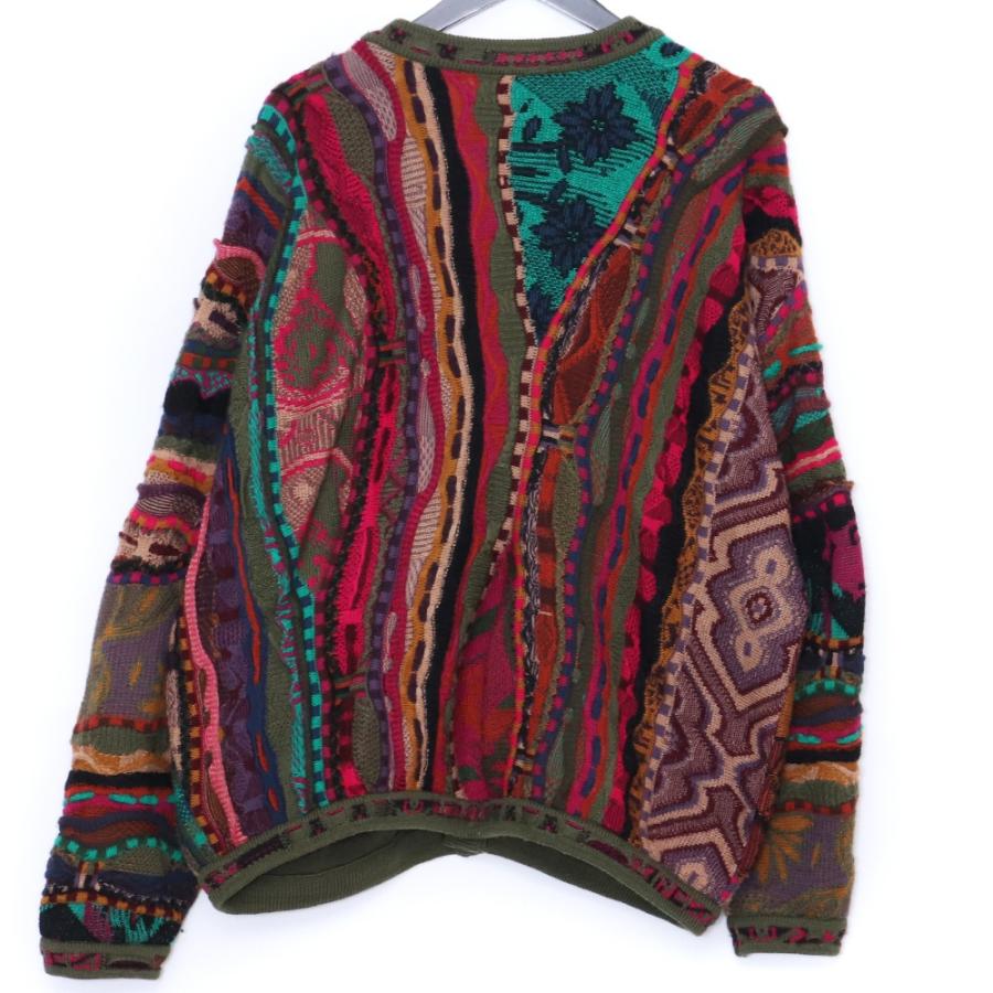 COOGI ウールカーディガン Mサイズ COOGI 3Dニットカーディガン Mサイズ クージー wool knit cardigan