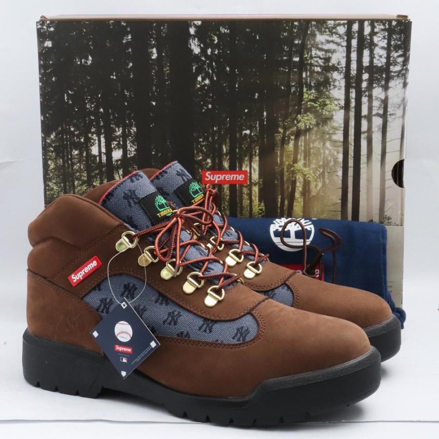 28cm SUPREME × TIMBERLAND NEW YORK YANKEES Field Boots TB 0A5T1U  