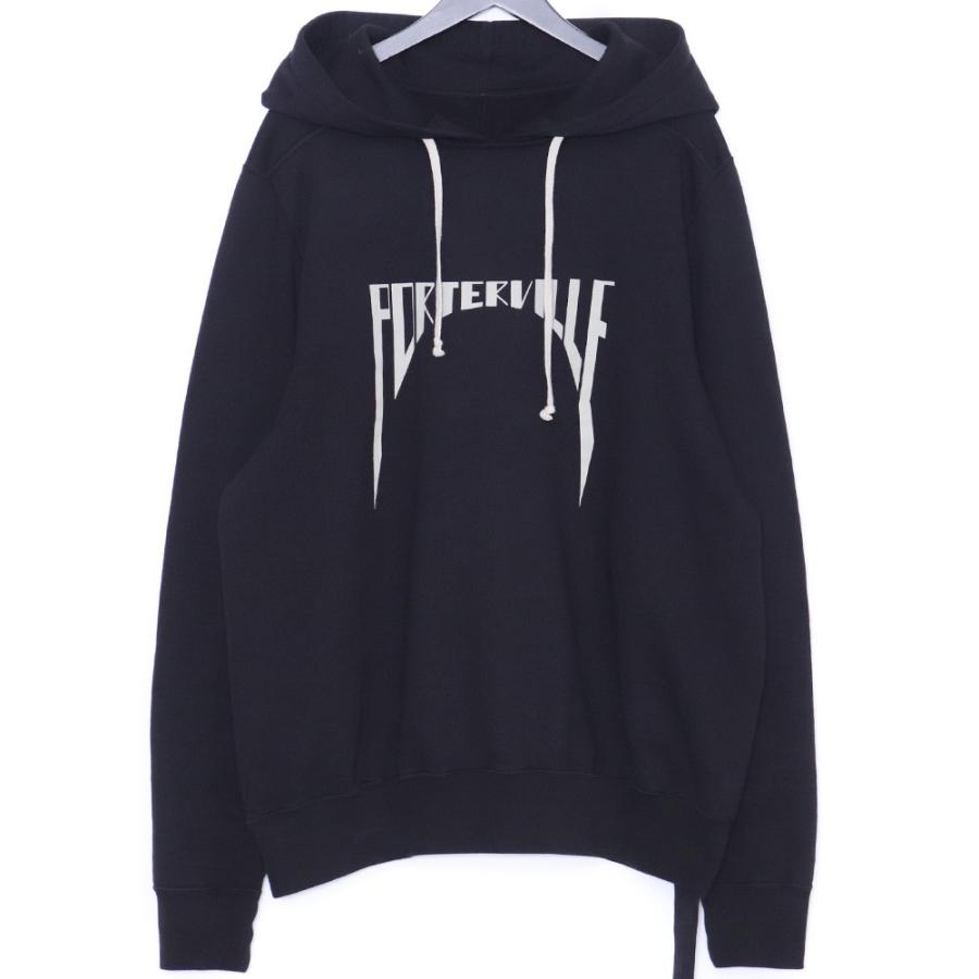 リックオウエンス　ダークシャドウ　スウェット RICK OWENS DRKSHDW OVERSIZED HOODIE Lサイズ ブラック DU02D2282