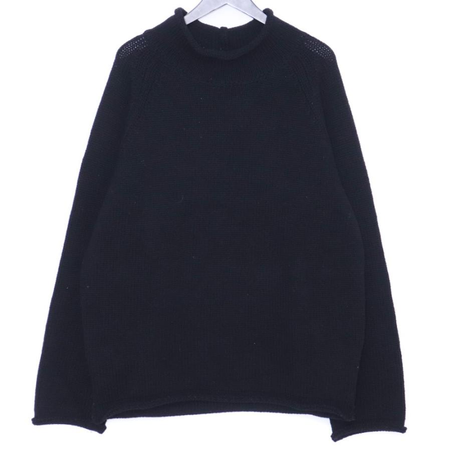 MASSES MOCK NECK SWEATER Mサイズ ブラック マシス モックネック 