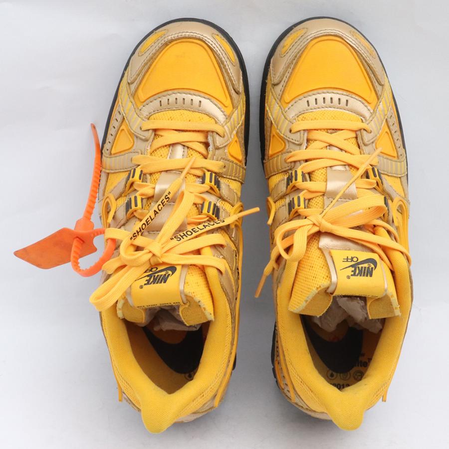 26.5cm NIKE × OFF-WHITE Air Rubber Dunk University Gold
