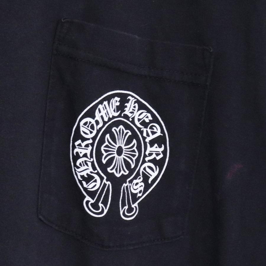 CHROME HEARTS ホノルル限定 ホースシュープリント ポケットTシャツ L