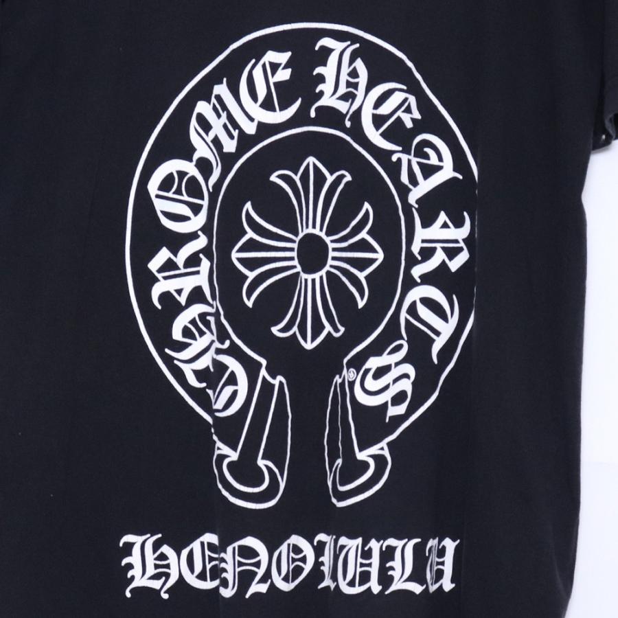 CHROME HEARTS ホノルル限定 ホースシュープリント ポケットTシャツ L