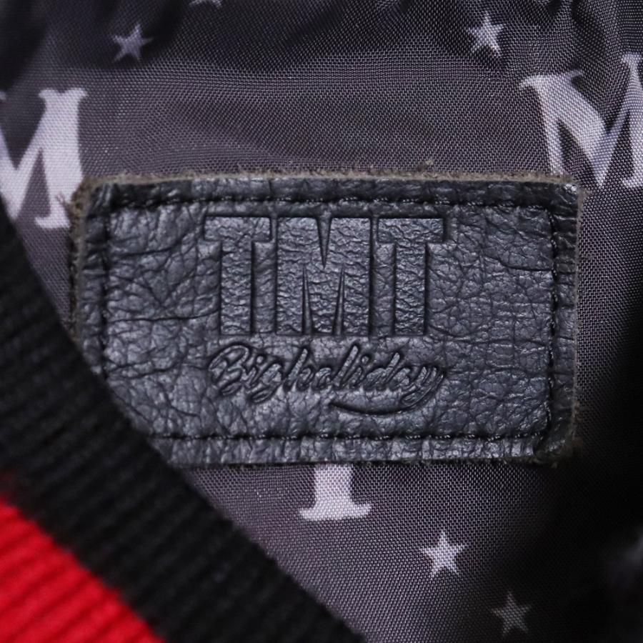TMT VINTAGE SATIN REVERSIBLE BLOUSON Lサイズ レッド TJK-F1902 