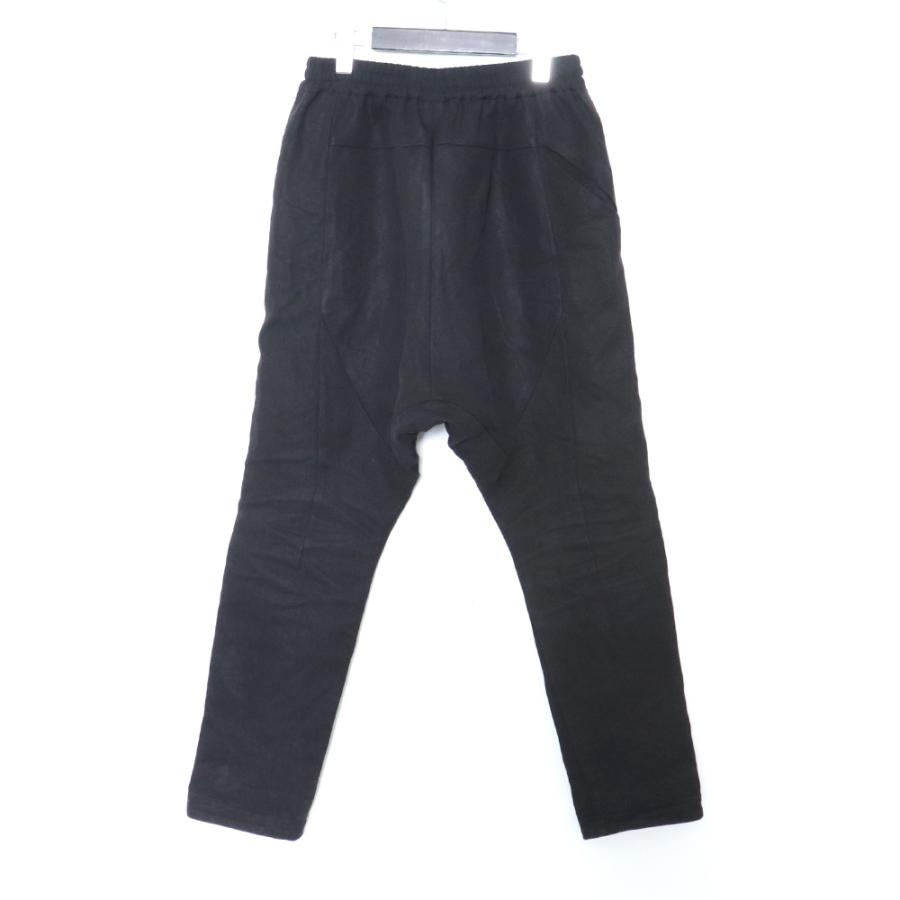 DEVOA ドロップクロッチパンツ ヘビー和紙デニム サイズ1 ブラック PTF 