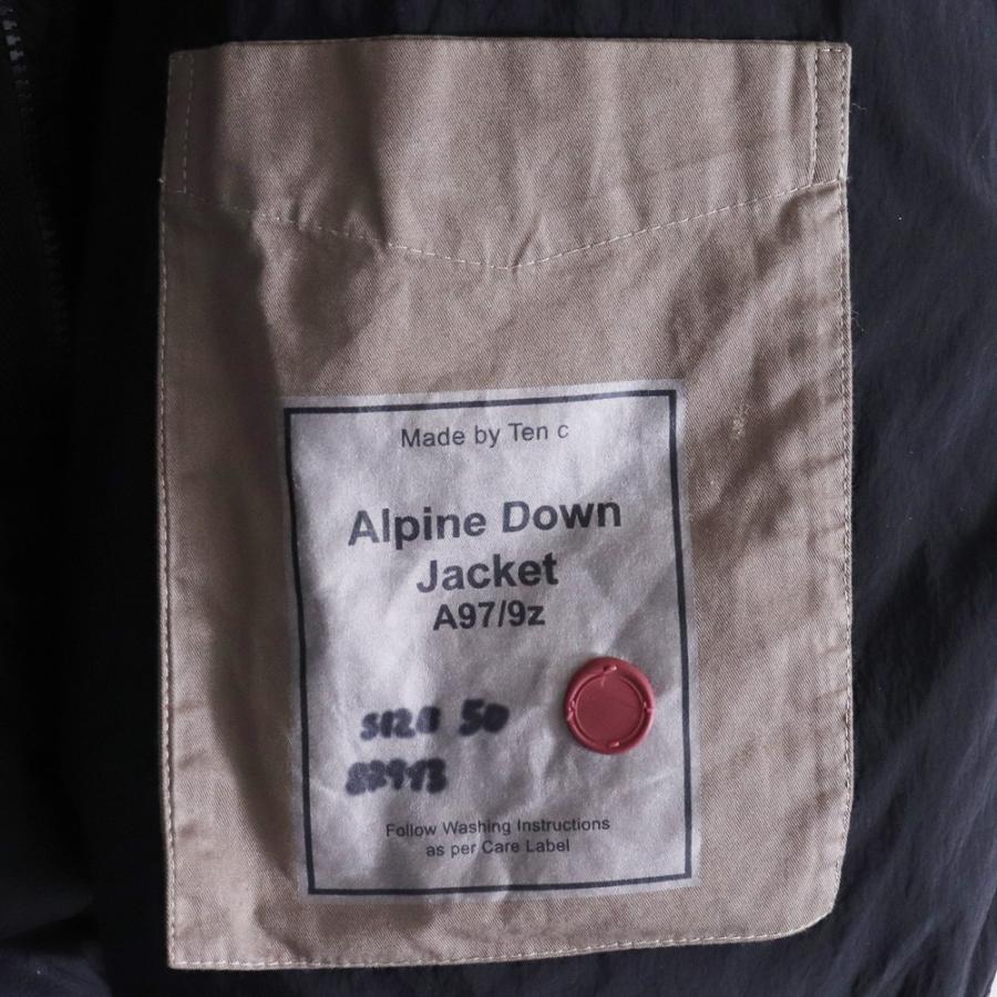 TEN C Alpine Down Jacket サイズ50 ブラック TC-A23-0000-14 テンシー 