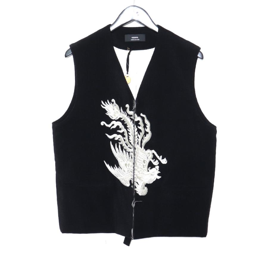 ENSOU. Phoenix Vest Mサイズ ブラック エンソウ フェニックスベスト