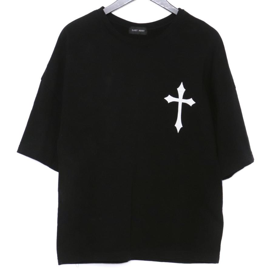 LAST NEST LN T-shirt Mサイズ ブラック ラストネスト 半袖カットソー  