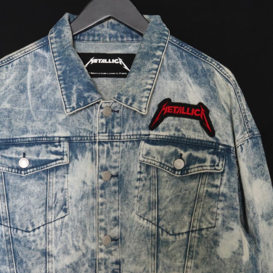METALLICA デニムジャケット FREESIZE インディゴ 7732108T メタリカ ジーンズ Gジャン rc