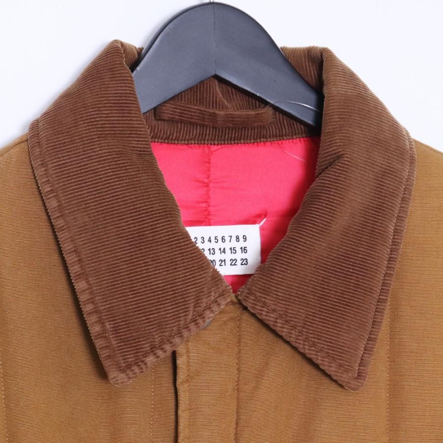 MAISON MARGIELA Quilted Work Jacket サイズ46 ブラウン S50AM0320
