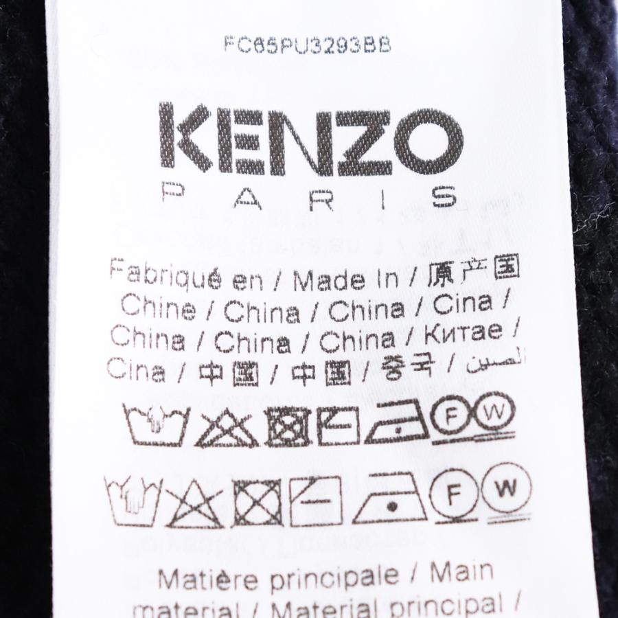 KENZO アップリケプルオーバータイガーモチーフ Vネックセーター サイズL ネイビー FC65PU3293BB ケンゾー |  | 08