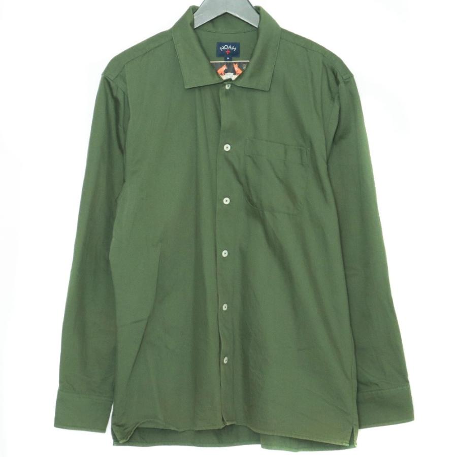 NOAH Brilliant Twill Shirt Mサイズ グリーン ノア ブリリアント