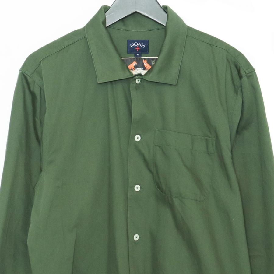 NOAH Brilliant Twill Shirt Mサイズ グリーン ノア ブリリアント
