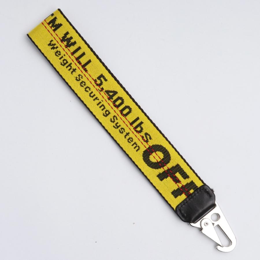 OFF-WHITE Yellow Industrial Key Holder オフホワイト 