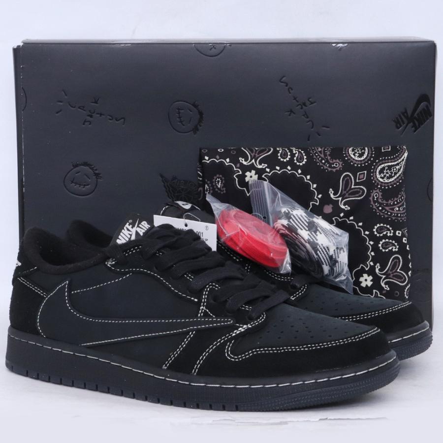 未使用 27.5cm NIKE × TRAVIS SCOTTO Air Jordan 1 Low OG SP Black
