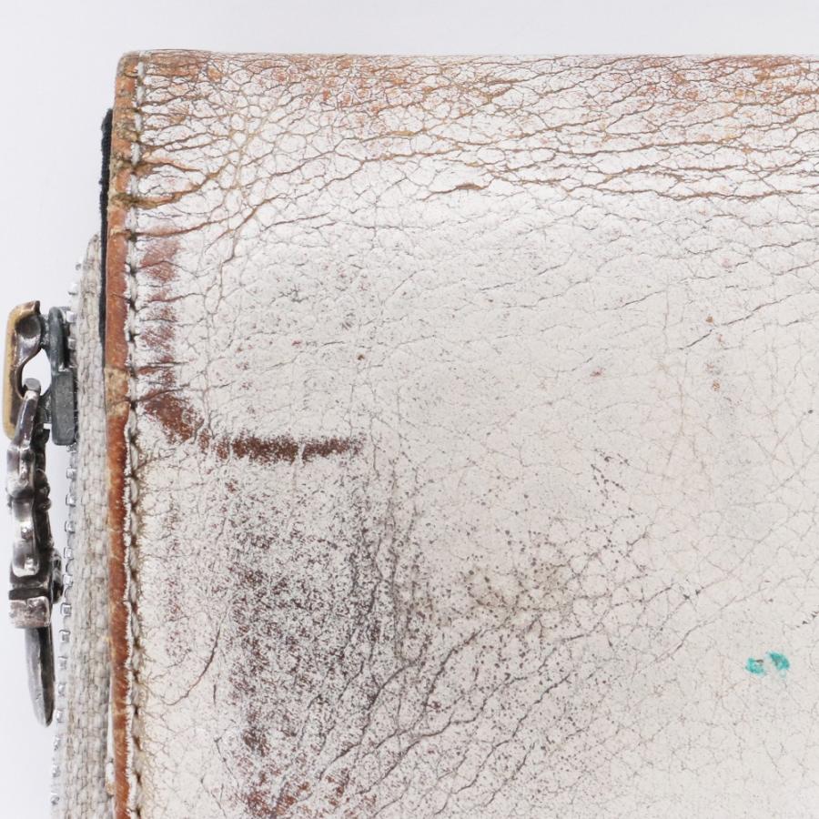 クロムハーツ / スクエアジップビルウォレット 財布　ホワイト CHROME HEARTS 送料無料 新品正規品 クロムハーツ 財布 メンズ
