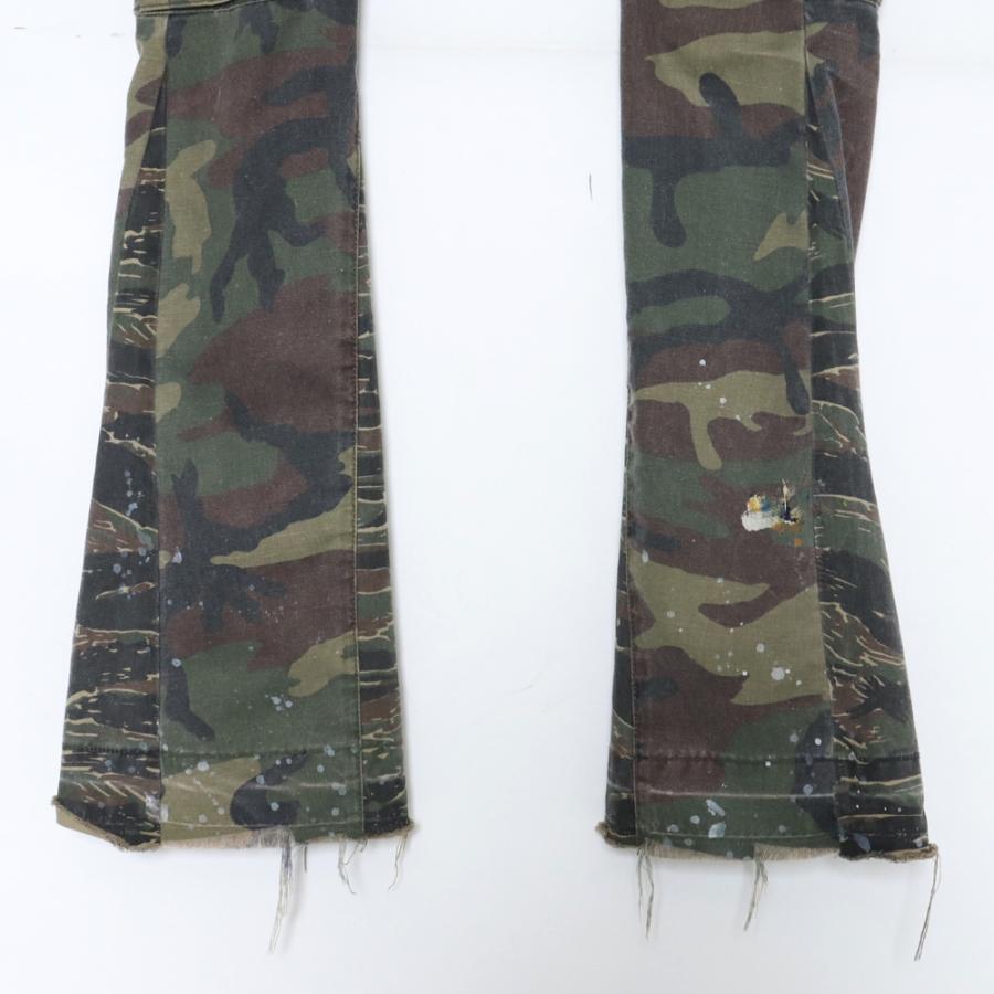 GALLERY DEPT. Camo Flare Carpenter Pants 31インチ カーキ GALLERY DEPT. Camo Flare Carpenter Pants 31インチ カーキ