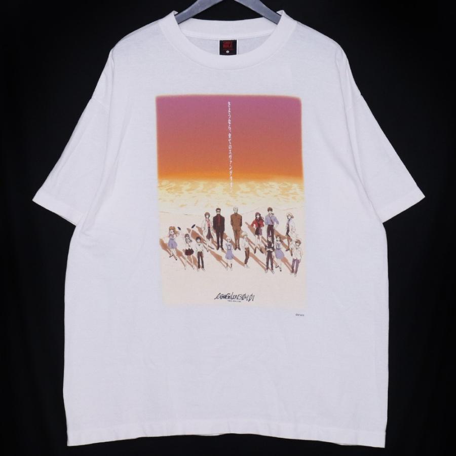 未使用 SAINT MICHAEL EV SS TEE Lサイズ ホワイト オレンジ SM-HR3