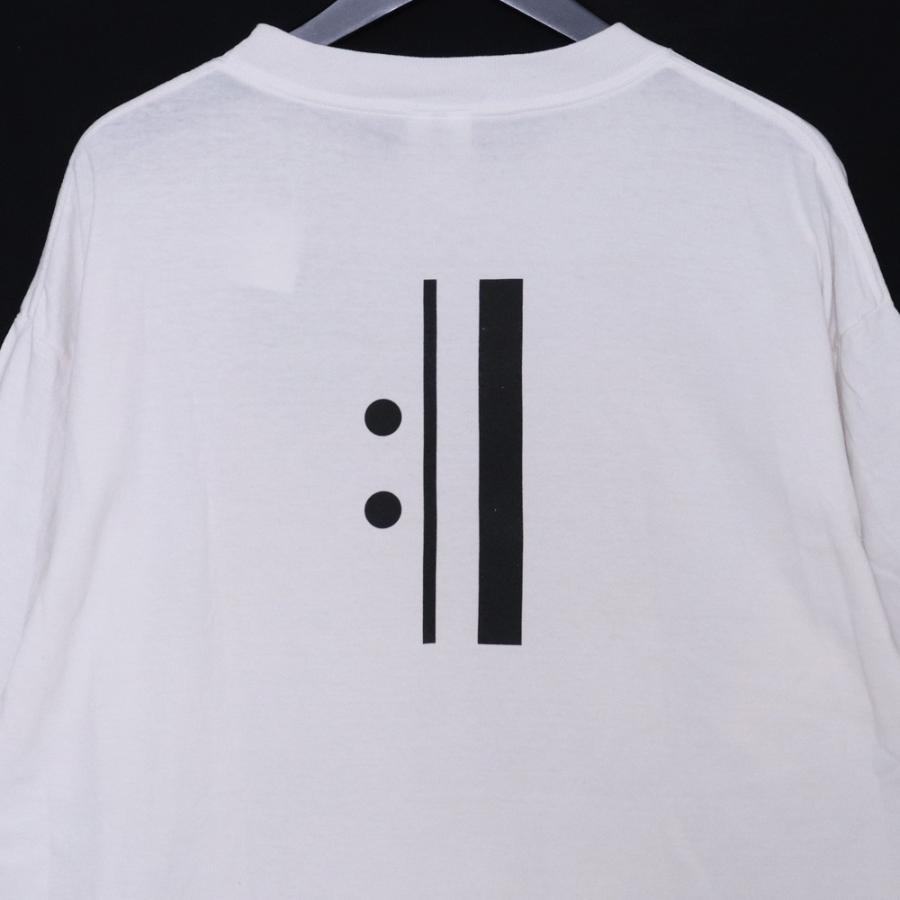 未使用 SAINT MICHAEL EV SS TEE Lサイズ ホワイト オレンジ SM-HR3