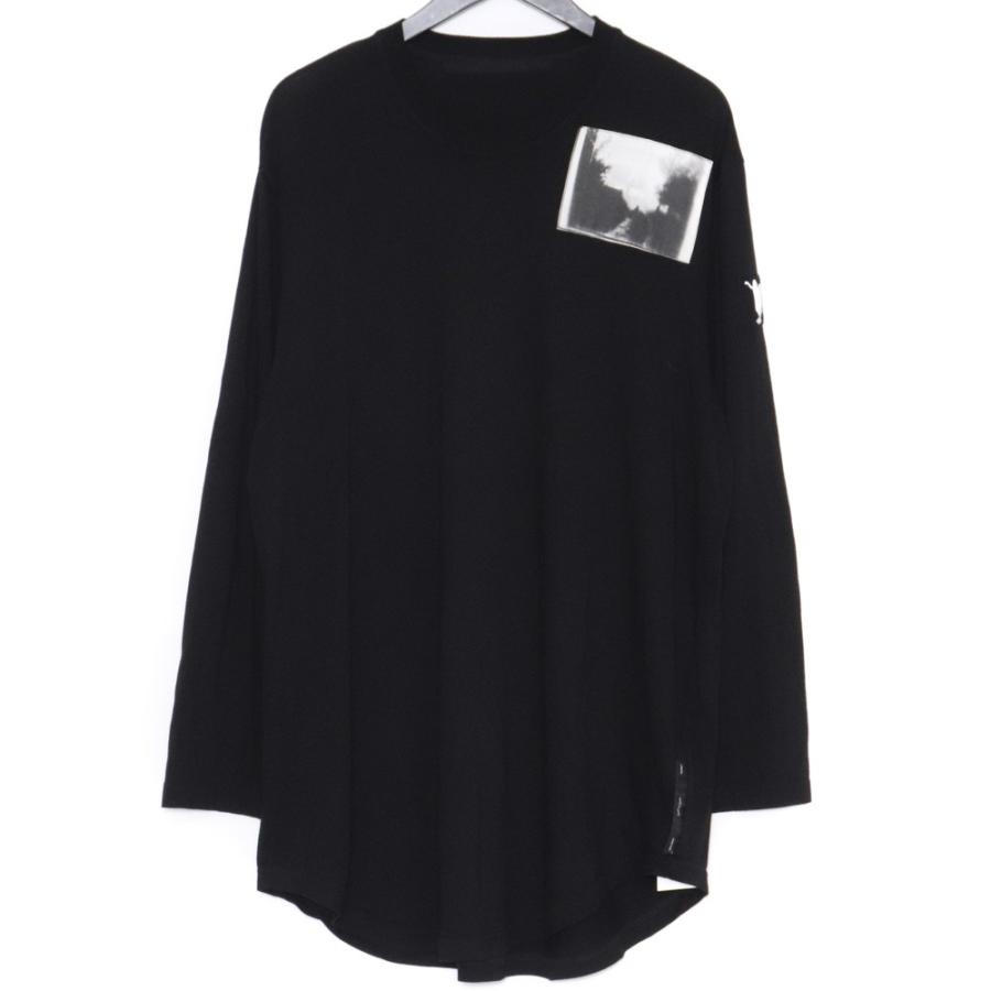 JULIUS パッチプリントロングスリーブTシャツ サイズ3 ブラック  