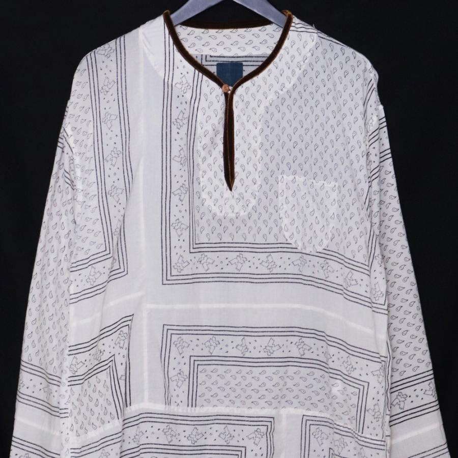 VISVIM ICT TUNIC SHIRT サイズ3 ホワイト 0220905011009 ビズビム