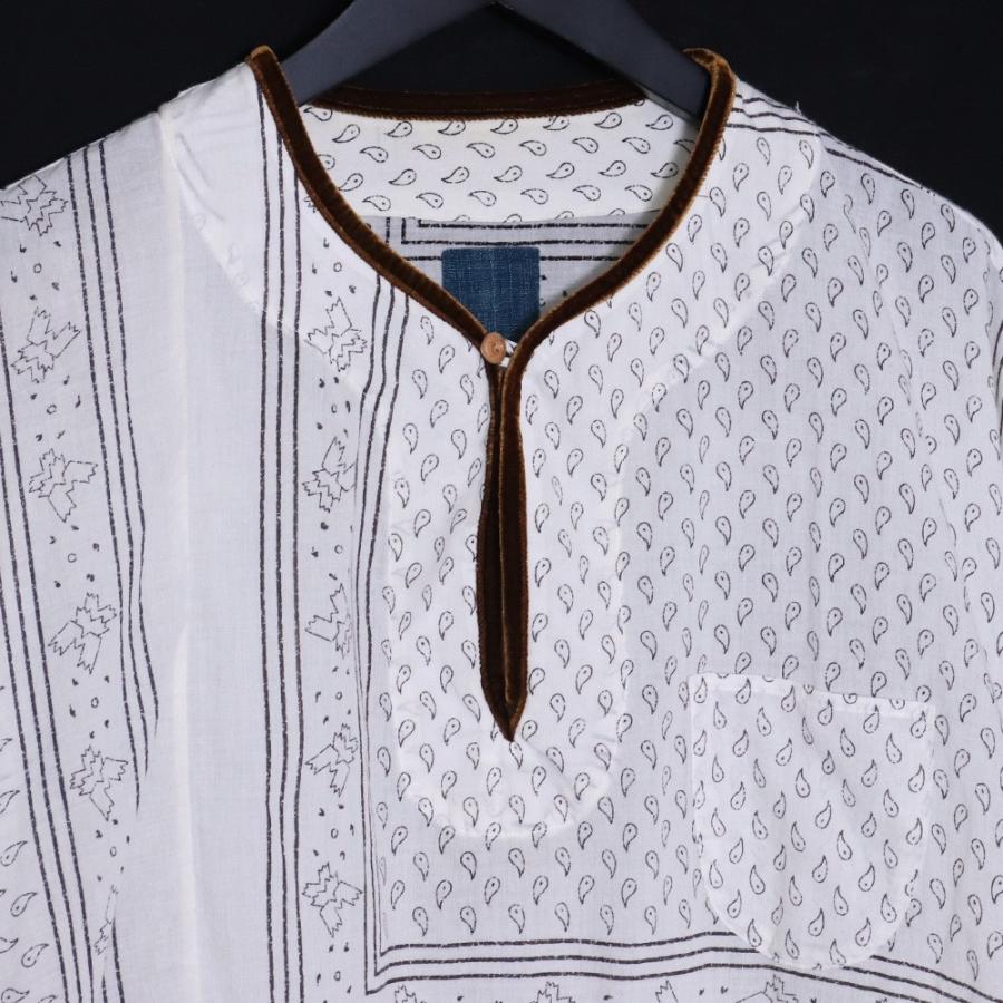 VISVIM ICT TUNIC SHIRT サイズ3 ホワイト 0220905011009 ビズビム