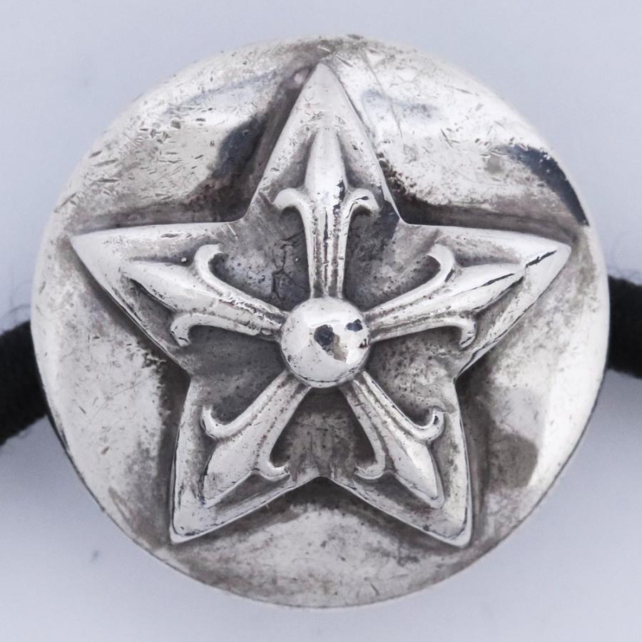 CHROME HEARTS スター　ヘアゴム コンチョ ブレスレット シルバー CHROME HEARTS スター ヘアゴム コンチョ ブレスレット シルバー