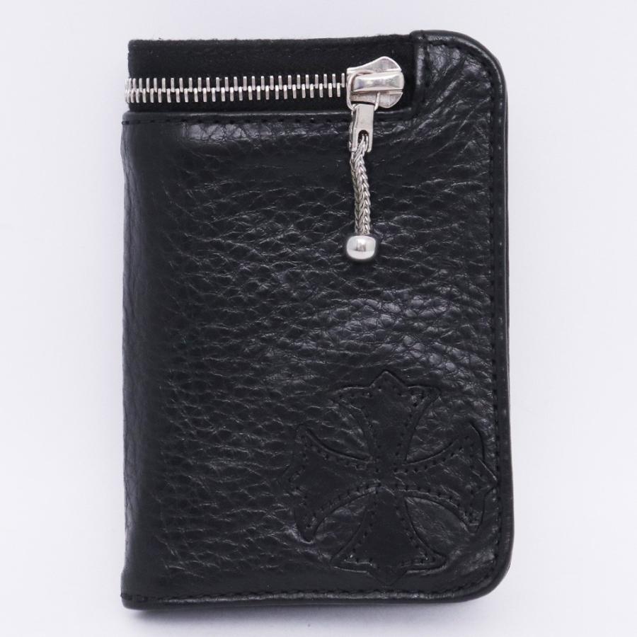 クロムハーツ　ブラックケース　小銭入れ Chrome Hearts†超希少品†CHプラス コインウォレット (CHROME