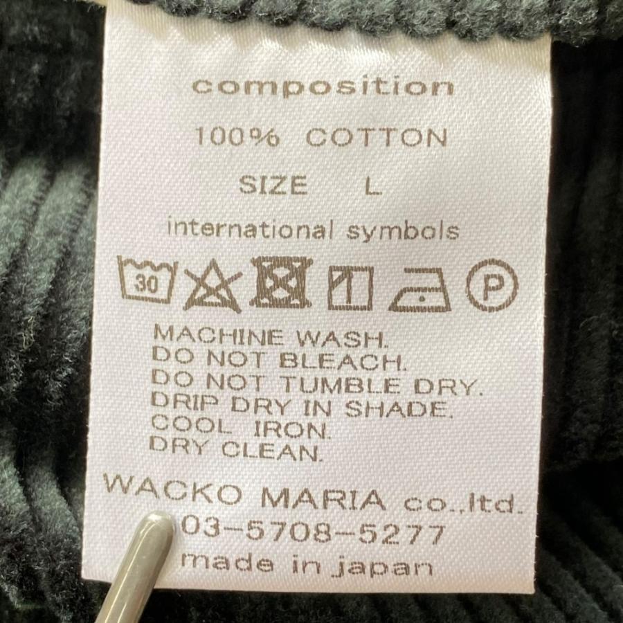 WACKO MARIA 24SS CORDUROY PLEATED TROUSERS GREEN WACKO MARIA 24SS CORDUROY PLEATED TROUSERS GREEN