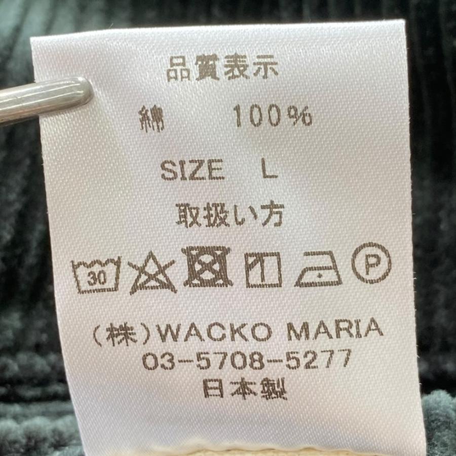 WACKO MARIA 24SS CORDUROY PLEATED TROUSERS GREEN WACKO MARIA 24SS CORDUROY PLEATED TROUSERS GREEN