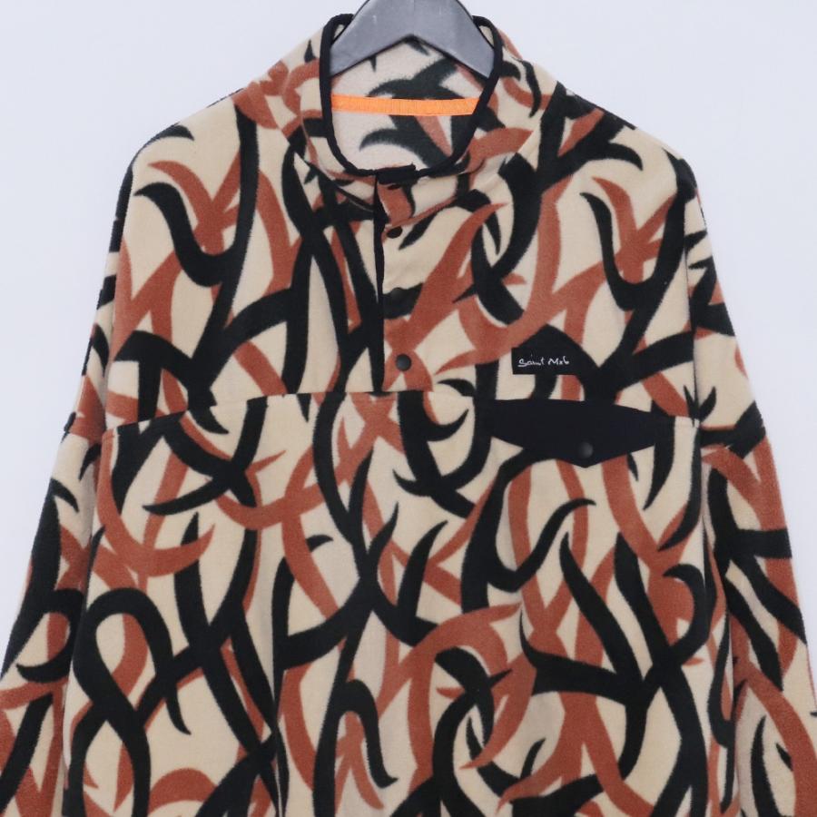 SAINT MICHAEL FLEECE PLOVR/TRIVAL CAMO Lサイズ ベージュ SM