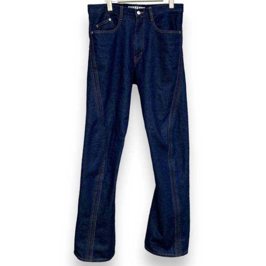 NVRFRGT 23AW 3D TWISTED JEANS デニムパンツ サイズ2 インディゴ 