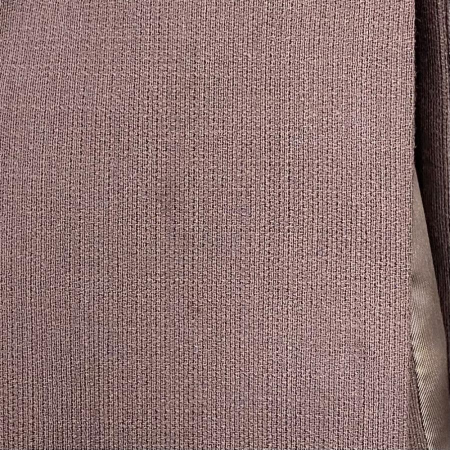 ETHOSENS LAYER COLLAR COAT ウール コート サイズ不明 ブラウン系