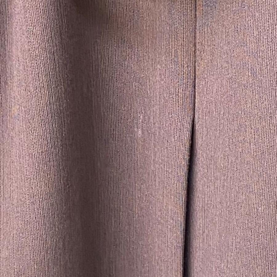 ETHOSENS LAYER COLLAR COAT ウール コート サイズ不明 ブラウン系