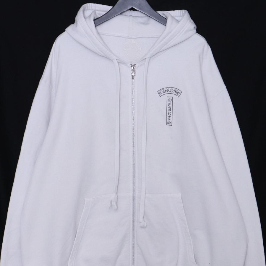 クロムハーツ バックアーチ ジップ アップ パーカー フーディー 関税込 クロムハーツ バックアーチ ロゴ パーカー フーディ