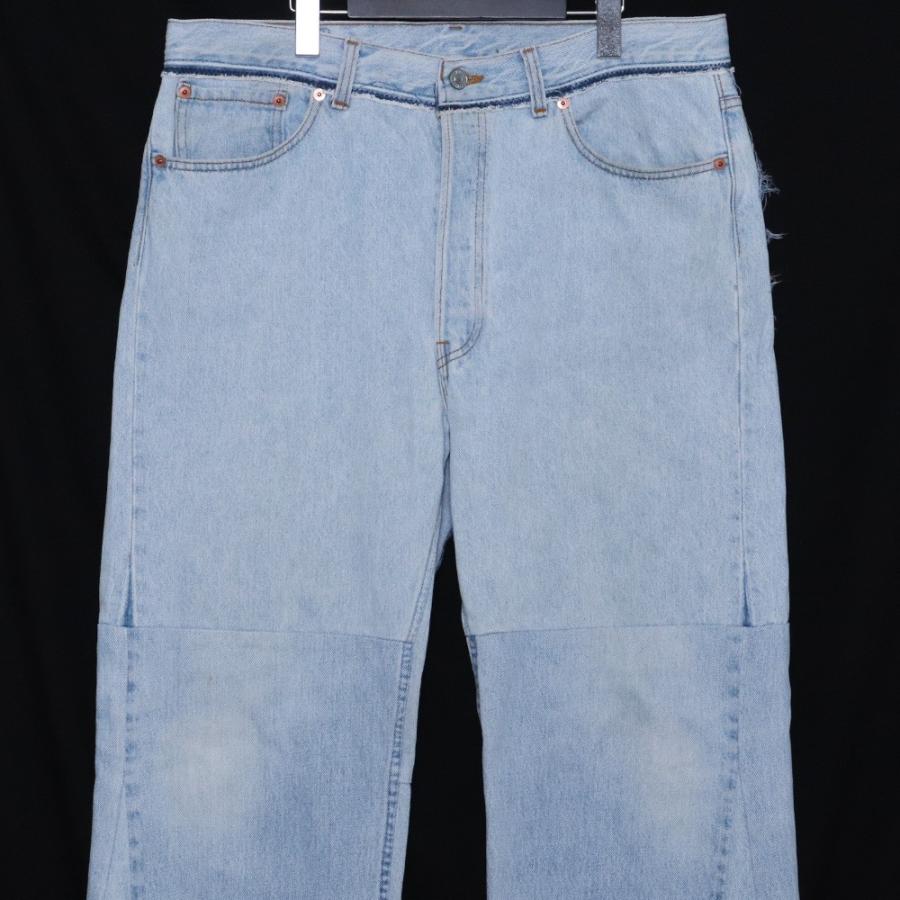 READYMADE WIDE FLARE DENIM PANTS サイズW36 L31 インディゴ RE-CO-BL
