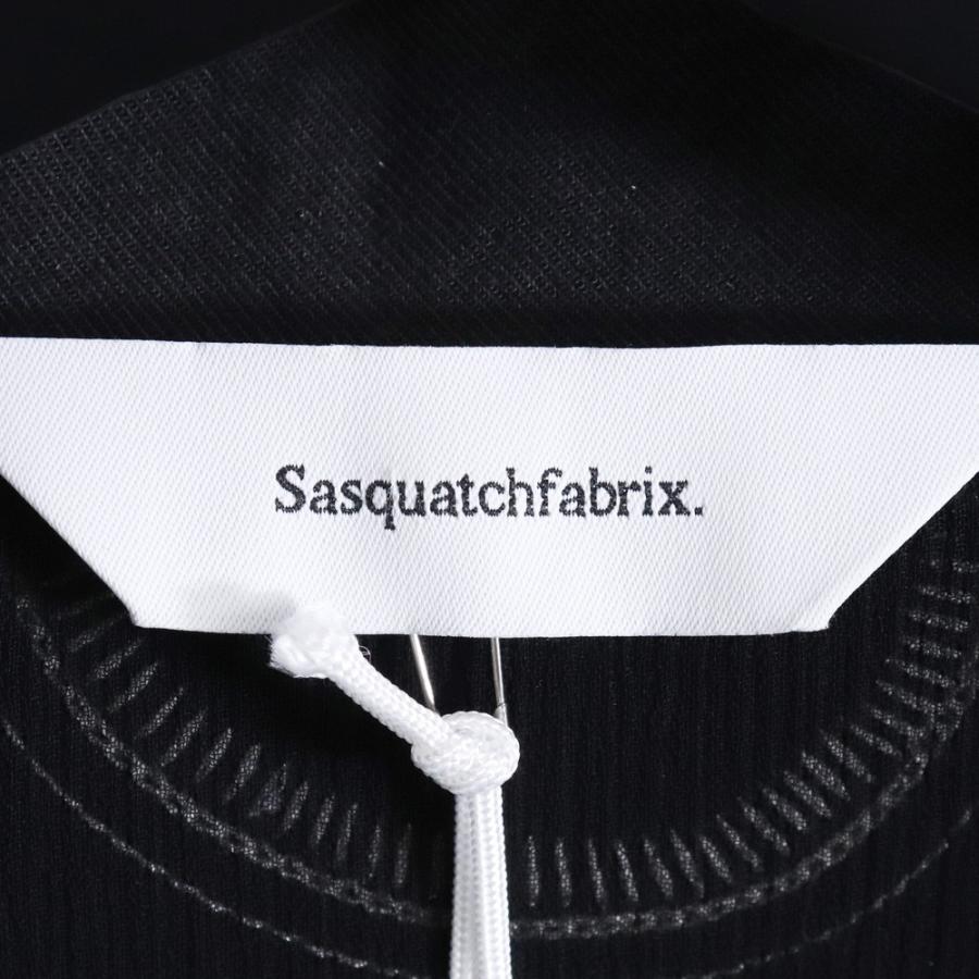 未使用 SASQUATCHFABRIX. WESTERN JKT FLOWERS Lサイズ ブラック 25SS 