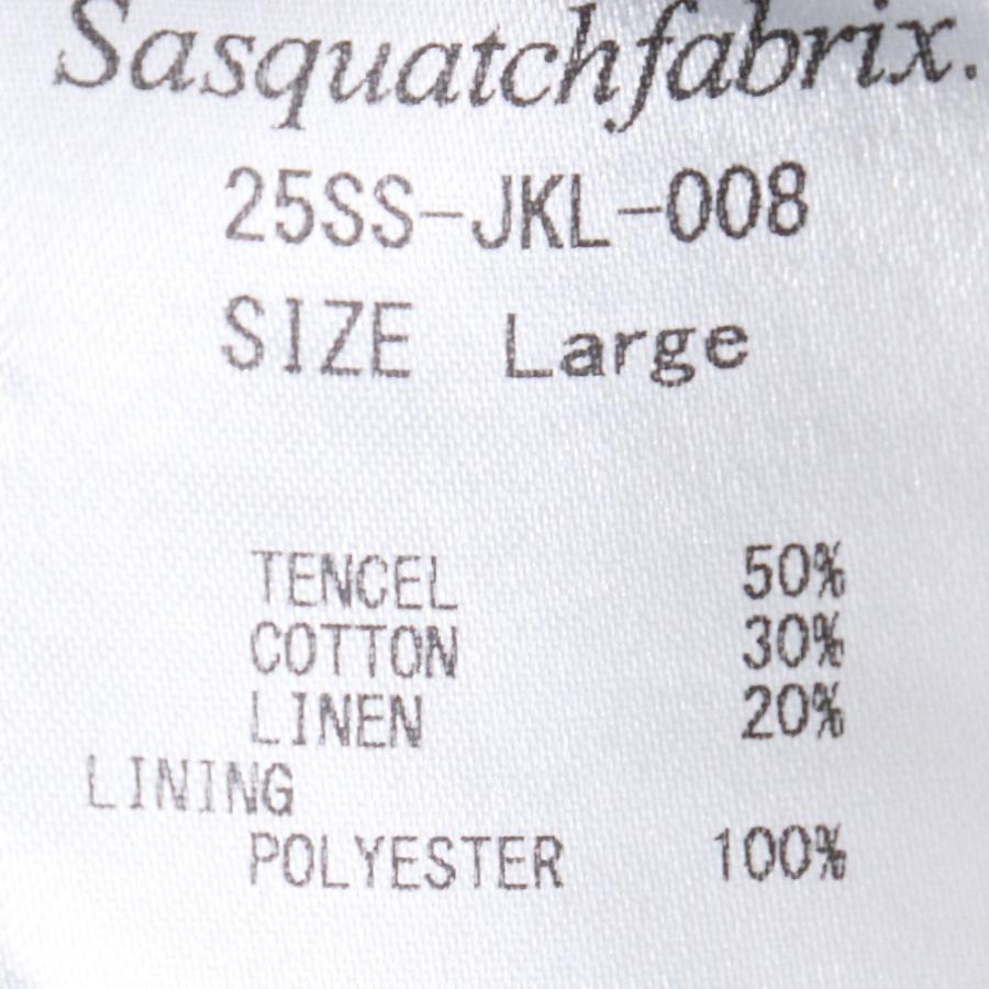 未使用 SASQUATCHFABRIX. WESTERN JKT FLOWERS Lサイズ ブラック 25SS 