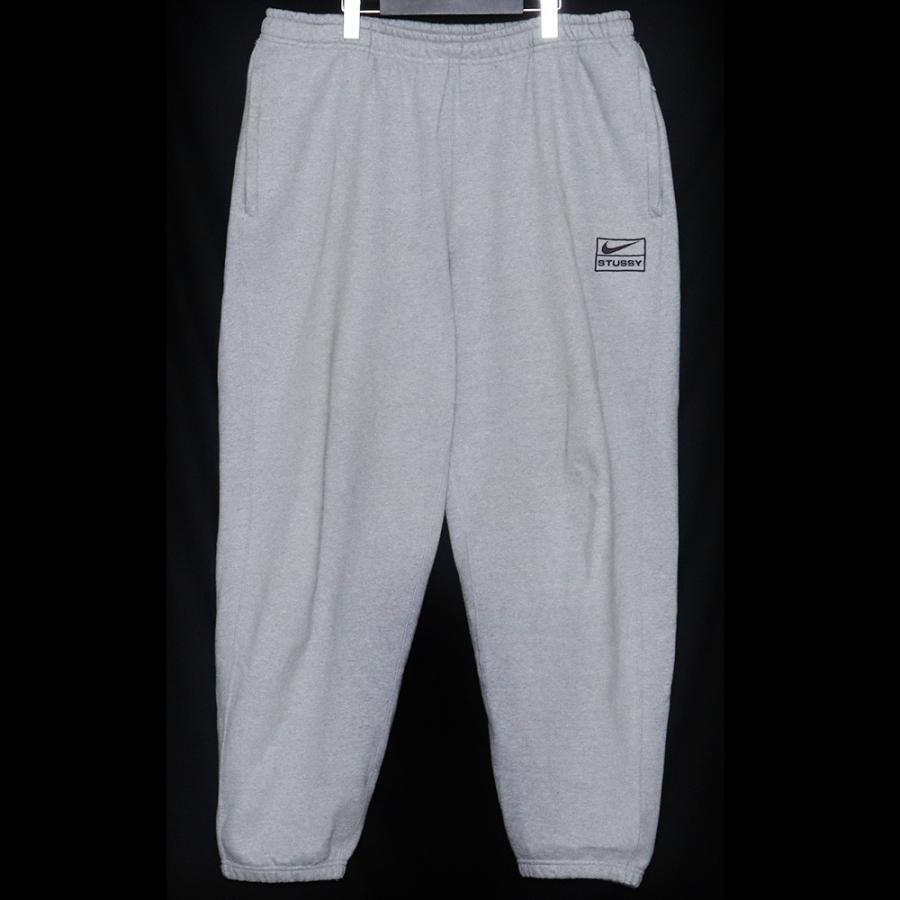 NIKE × STUSSY Fleece Pants XLサイズ グレー FN5232-050 ナイキ 
