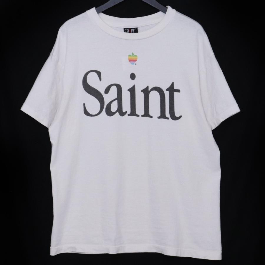 SAINT MICHAEL SS TEE HEART WHITE Mサイズ ホワイト SM-A23-0000-005