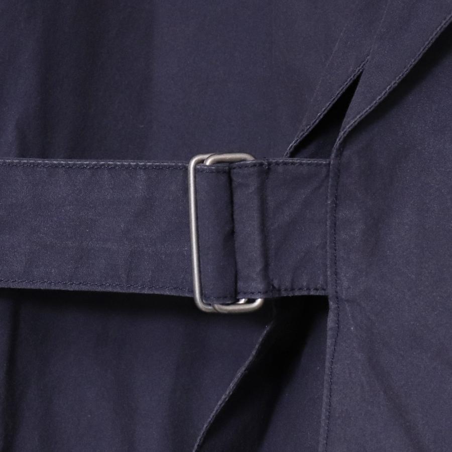 COMOLI タイプライター タイロッケン コート サイズ2 ネイビー 101