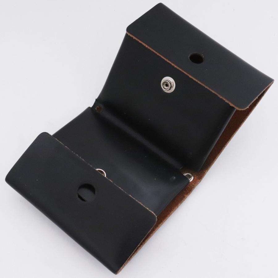 Hender Scheme 黒 レザー ウォレット　財布 EC完売品！】エンダースキーマ ウォレット レザー 黒 コンパクト