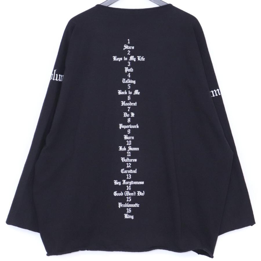 Yeezy vulturesロンT ブラック サイズ2 YEEZY VULTURES LONG T-SHIRT サイズ2 ブラック イージー yzy