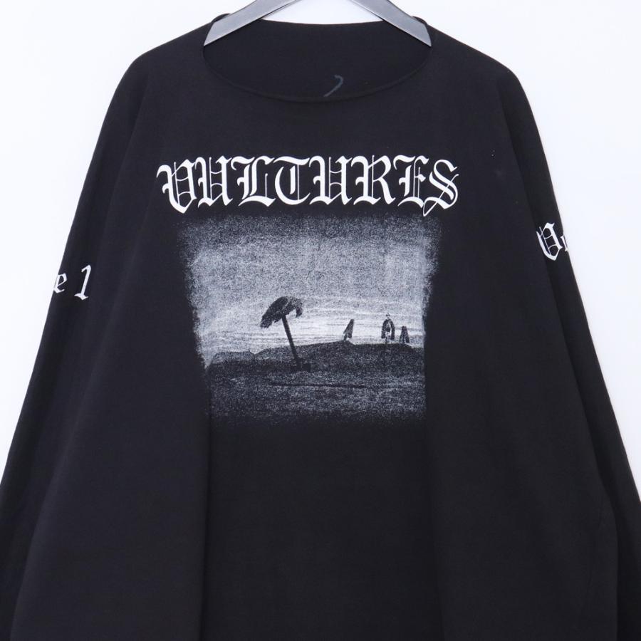 YEEZY VULTURES LONG T-SHIRT サイズ2 ブラック イージー yzy ロング
