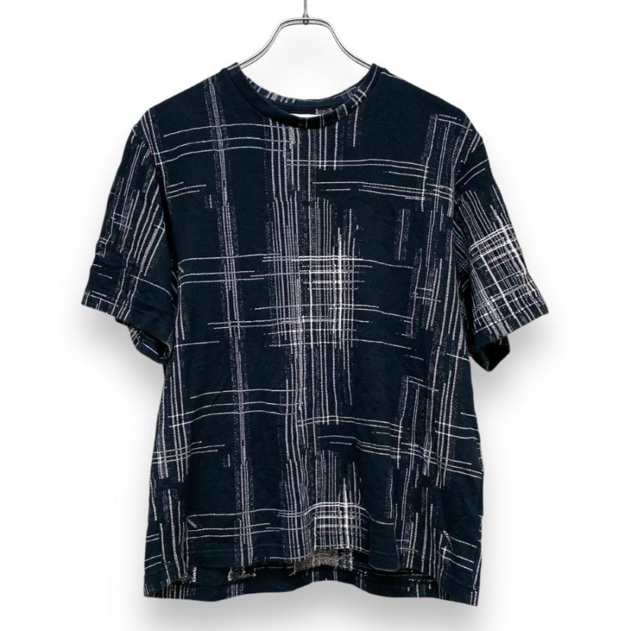 ETHOSENS 17SS INTARSIA T-SHIRT サイズ不明 ブラック E117-002 