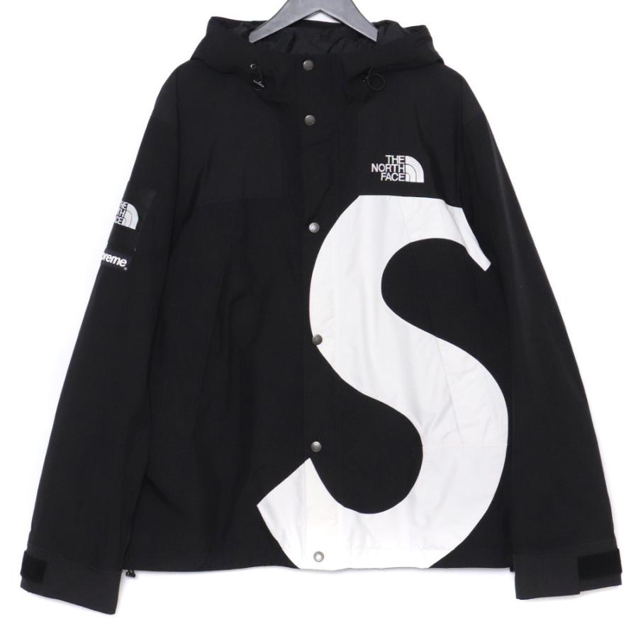 SUPREME × THE NORTH FACE S Logo Mountain Jacket Lサイズ ブラック 