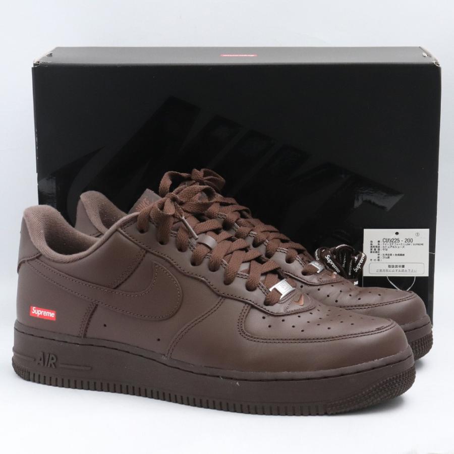 29cm NIKE × SUPREME Air Force 1 Low Baroque Brown CU9225-200 