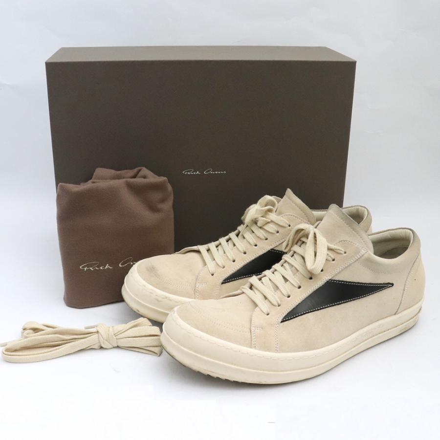 28cm相当 RICK OWENS VINTAGE SNEAKS LCGLVS サイズ43 MILK 28cm相当 RICK OWENS VINTAGE SNEAKS LCGLVS サイズ43 MILK